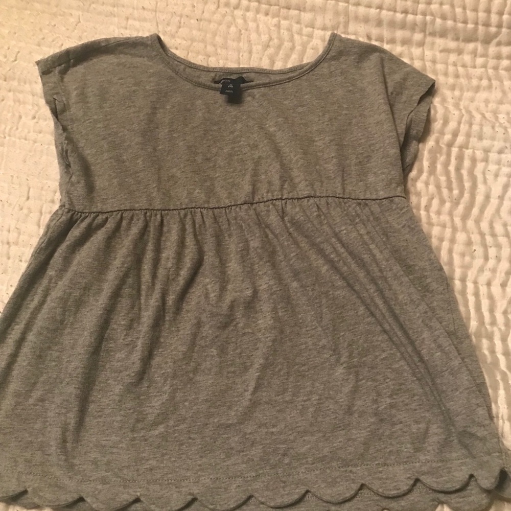 GAP KIDS short sleeve scallop edge, girls 10